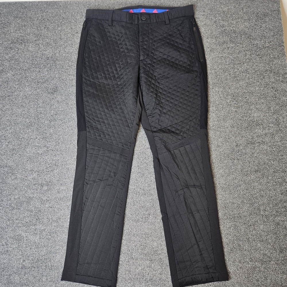 NWOT Adidas Mens Quilted Hybrid Golf Pants Size Large Black
